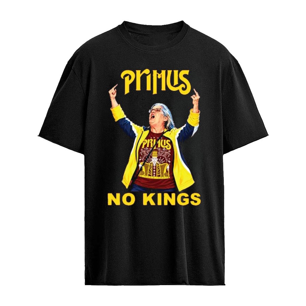 Primus No Kings Shirt – Syracuse Rally Woman Middle Finger Trump Rally Tee