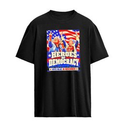 Primus Heroes Of Democracy Vote Blue In November Graphic T-Shirt