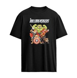 The Bulldog Avengers Superhero Graphic 2026 T-shirt