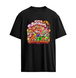 Super Boo Bros Level Up Your Nightmares Halloween Shirt