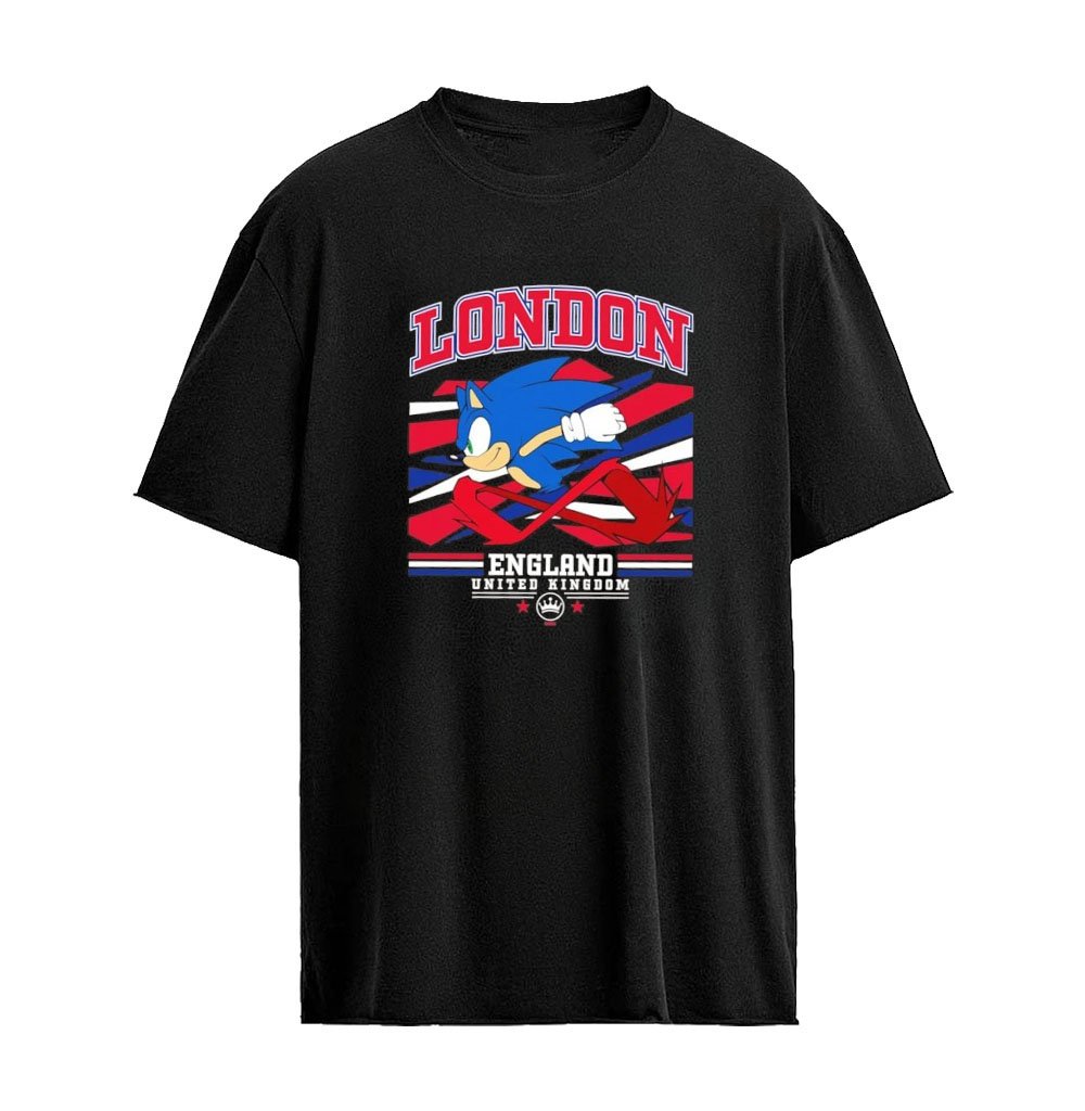 The Sonic Travel Series London England United Kingdom T-Shirt