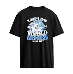 Tampa Bay Rays World Series Rays Up 2026 Mascot Graphic T-shirt