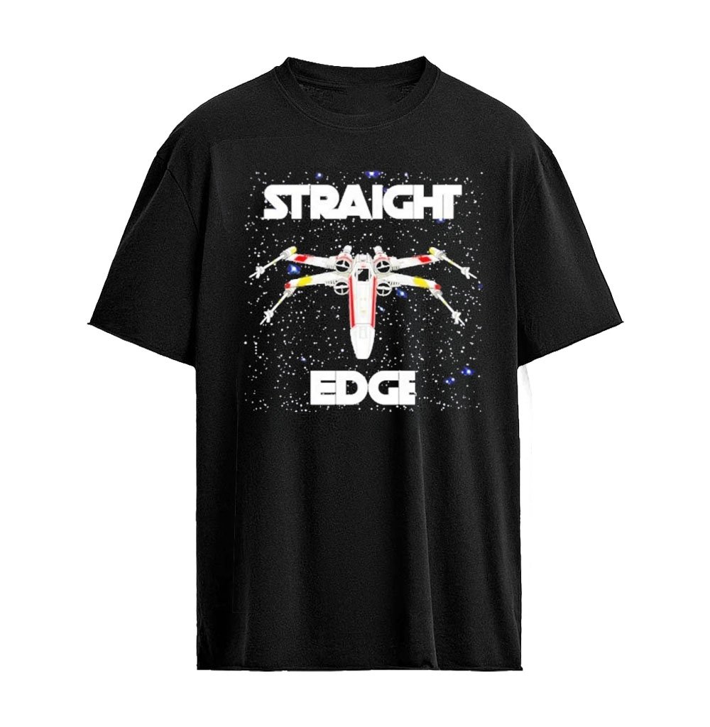 Straight Edge X-Wing Starfighter Star Wars Graphic T-shirt