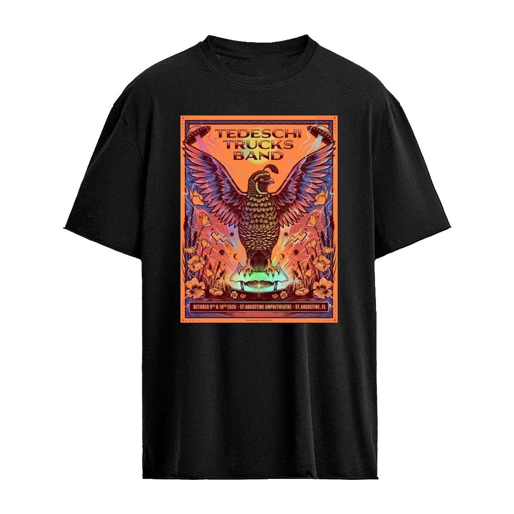 Tedeschi Trucks Band Oct 9th & 10th 2026 Augustine Amphitheatre T-Shirt