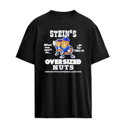 Stein’s When One Won’t Do Go for Two Oversized Nuts Graphic T-shirt