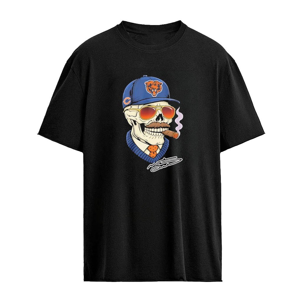 Skull Mike Ditka Forever A Chicago Legend T-Shirt
