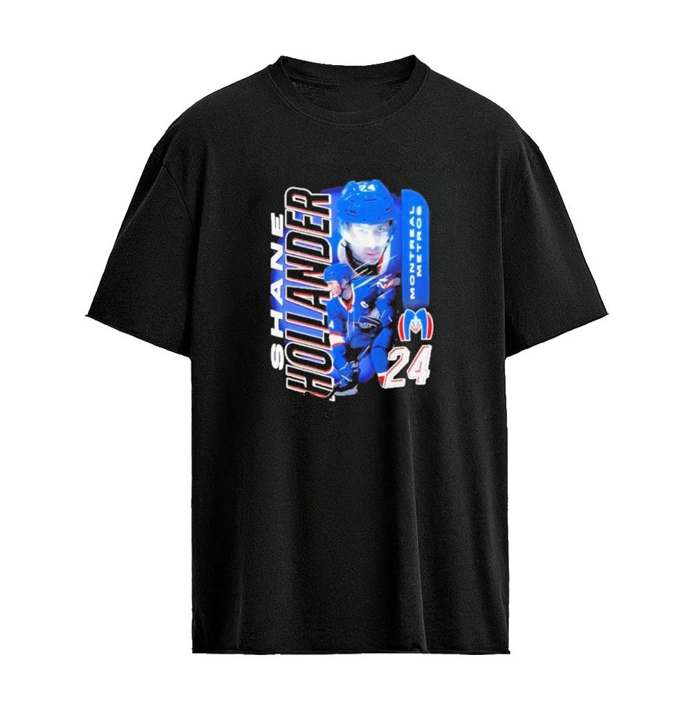 Shane Hollander 24 Montreal Metros Heated Rivalry Hockey Movie Graphic T-Shirt