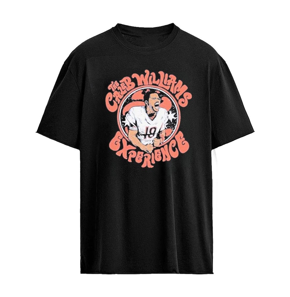 The Caleb Williams Experience Chicago Bears Football Graphic T-Shirt