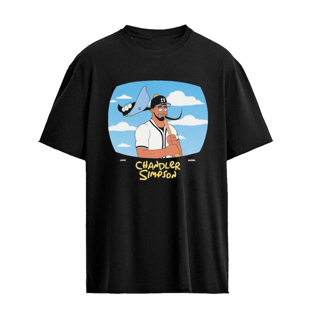 Tampa Bay Rays Chandler Simpson 2026 T-shirt – Simpson Cartoon Style Tee