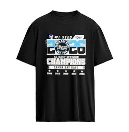 Tampa Bay Rays 2026 AL East Champions T-Shirt – #1 Seed Roster History T-shirt