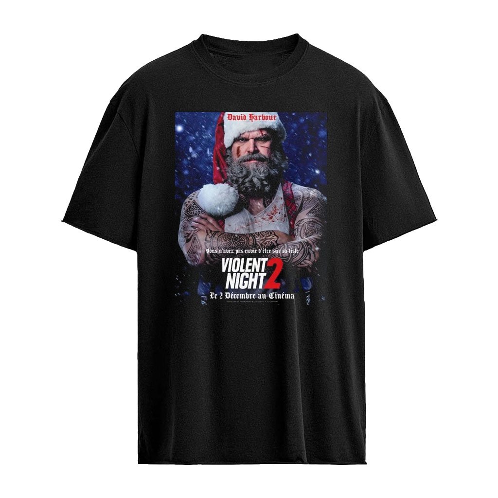 Violent Night 2 Starring David Harbour Essentials T-Shirt