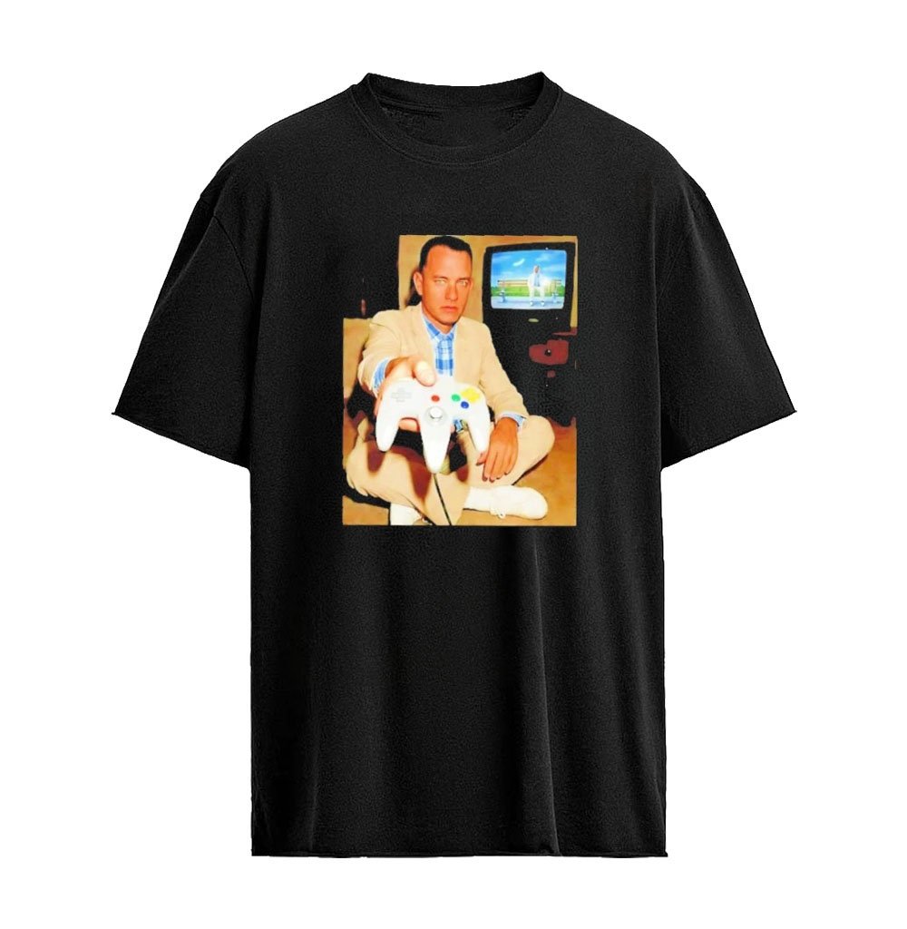 Tom Hanks x Forrest Gump Nintendo 64 Game Graphic T-shirt