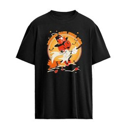 Witches Have More Fun Pumpkin Witch Flying on Broomstick Halloween 2026 Graphic T-Shirt