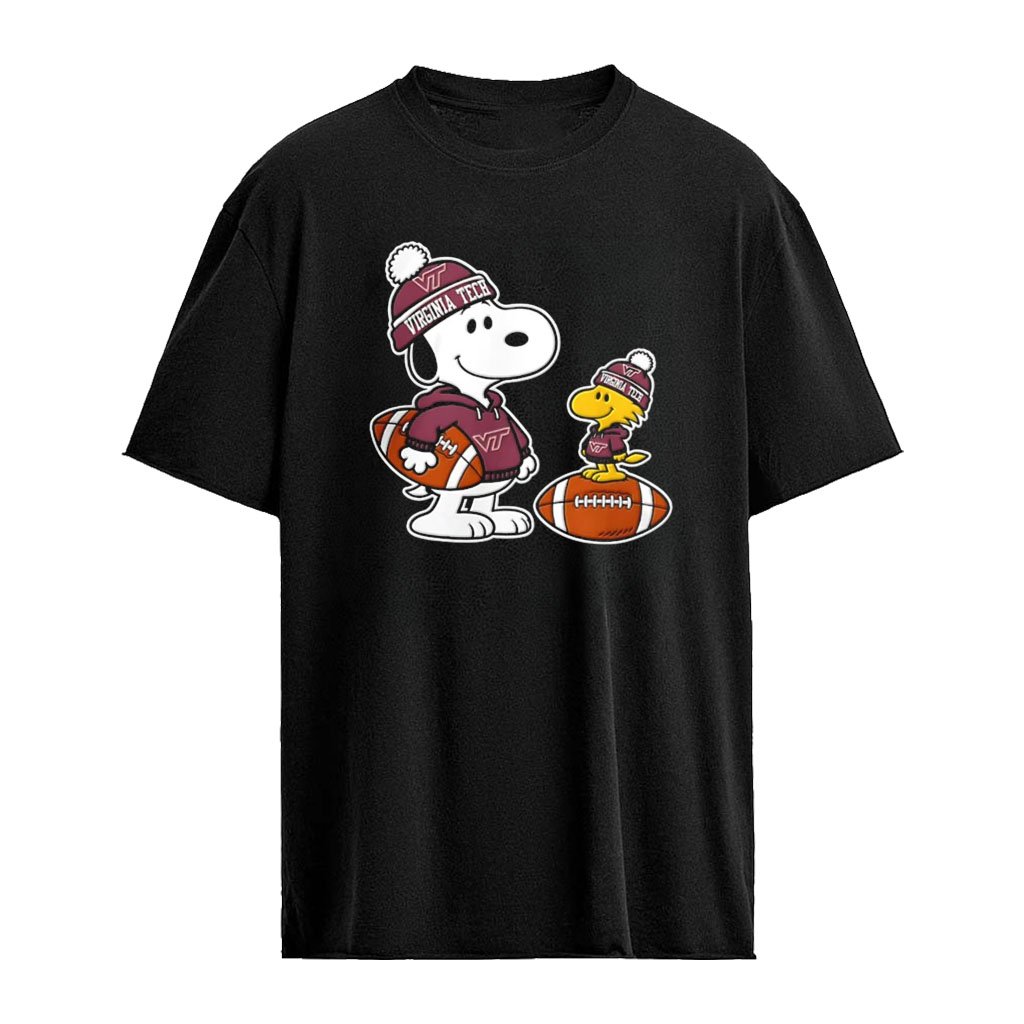 Snoopy and Woodstock Virginia Tech Hokies Football Fans 2026 shirt