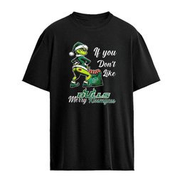 South Florida Bulls Grinch if you don’t like South Florida Merry Kissmyass Christmas shirt