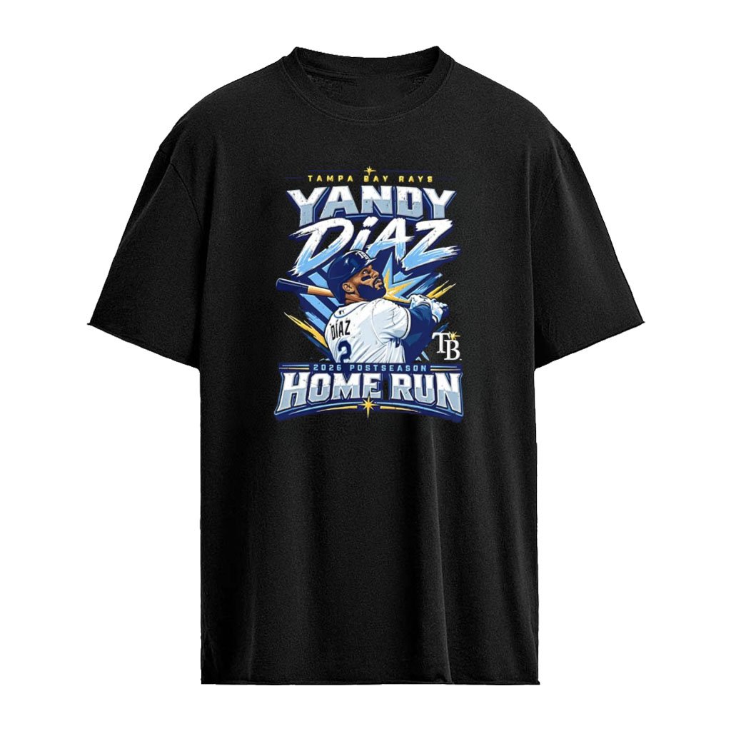 Yandy Diaz Tampa Bay Rays Postseason Home Run Batting 2026 shirt