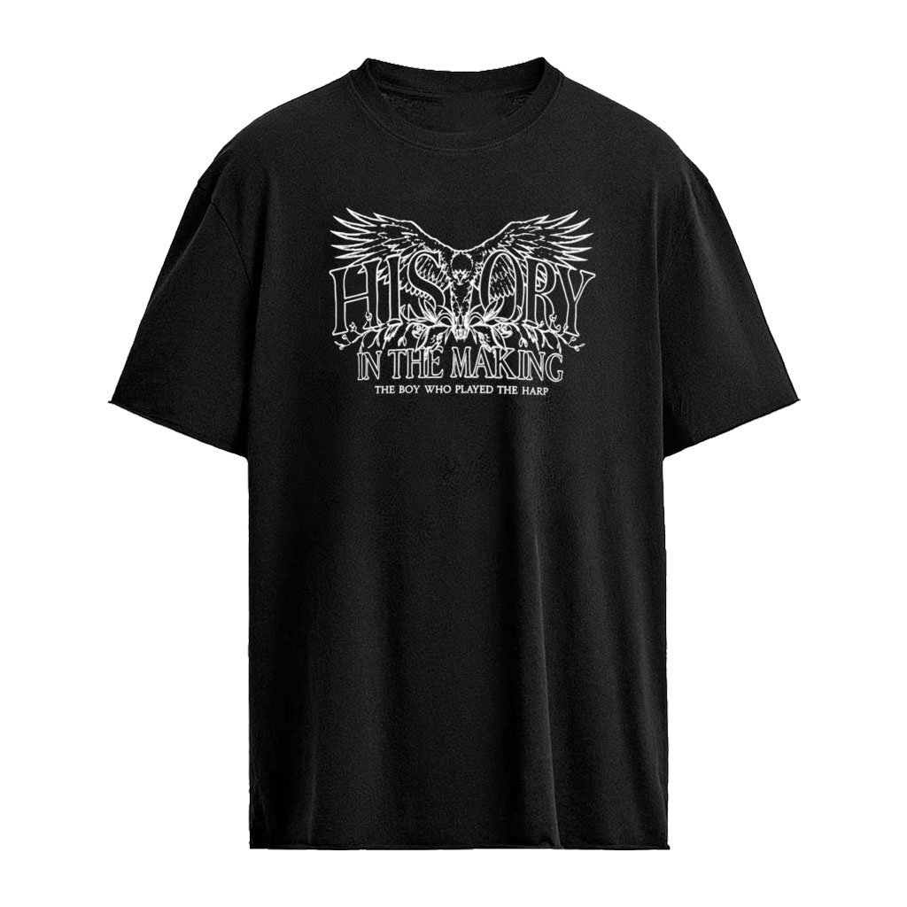 Santan Dave History in the making the boy who played the harp shirt