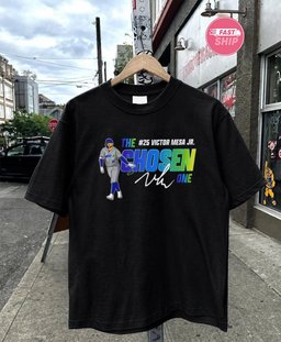 Victor Mesa Jr Tampa Bay Rays the Chosen One 25 baseball player batting stance signature shirt