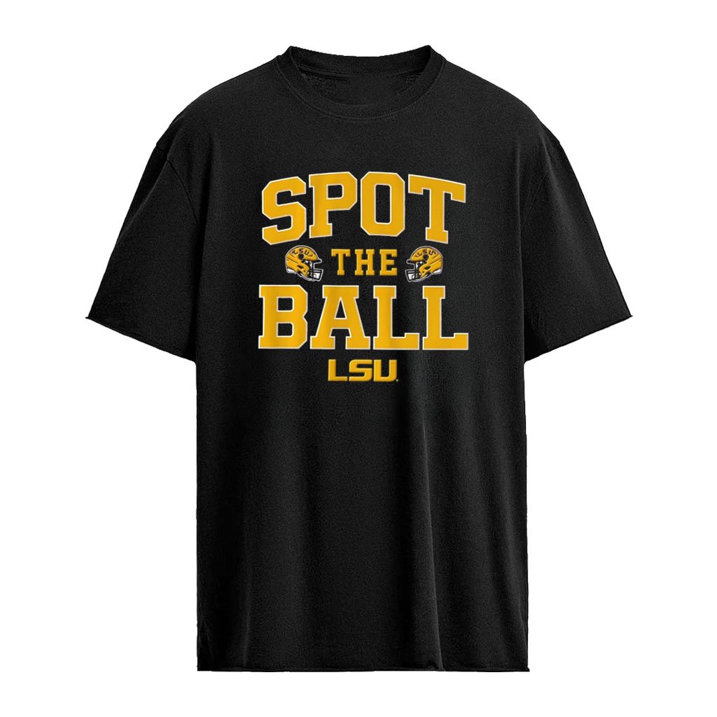 Spot The Ball LSU Tigers football helmet shirt
