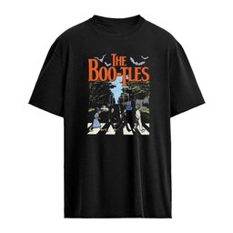 The Boo Tles monsters walking across abbey road shirt