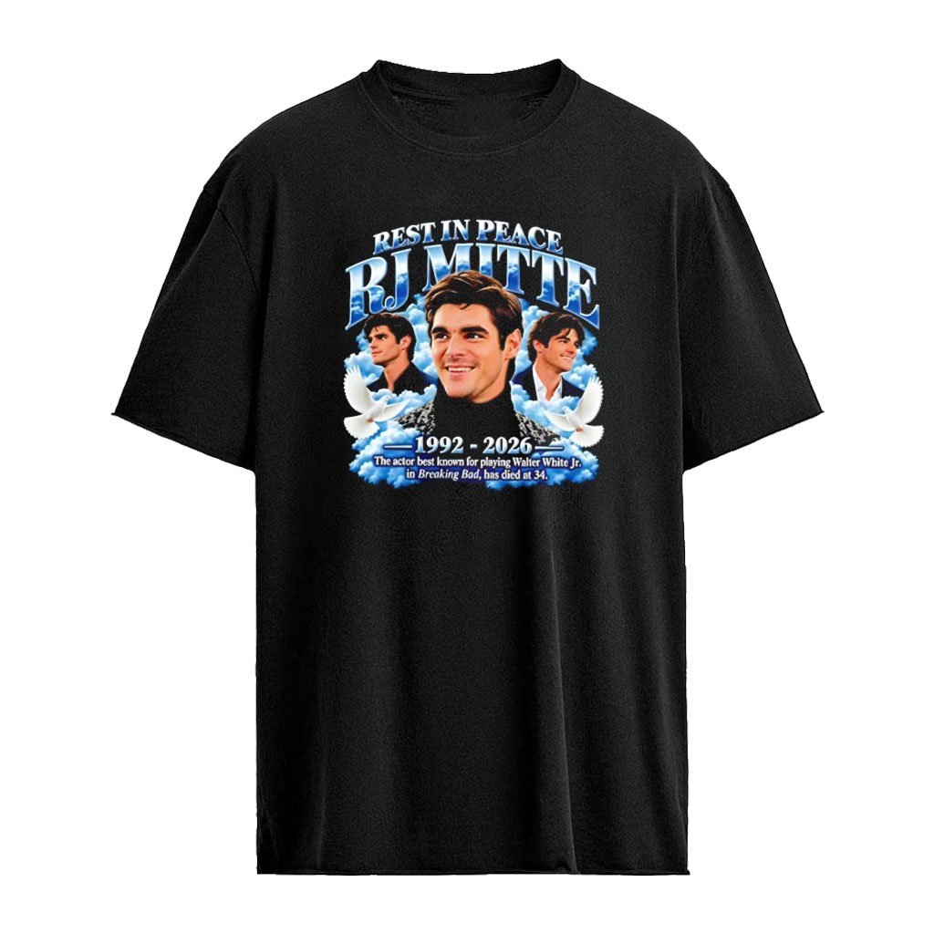 Rest in Peace RJ Mitte 1992 – 2026 shirt