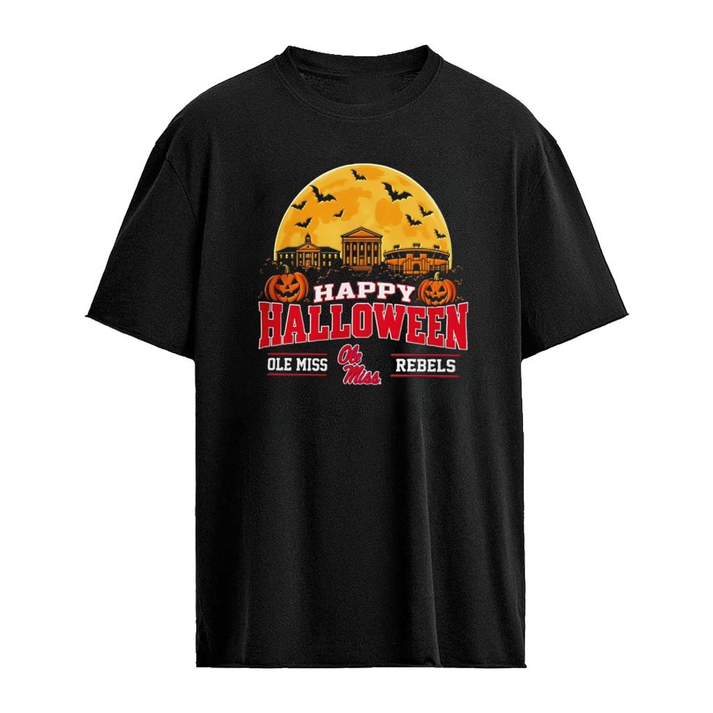 Ole Miss Rebels Happy Halloween City Skyline 2026 shirt