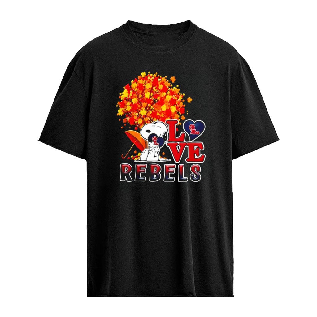 Snoopy Ole Miss Rebels NCAA Football Love Thanksgiving 2026 shirt