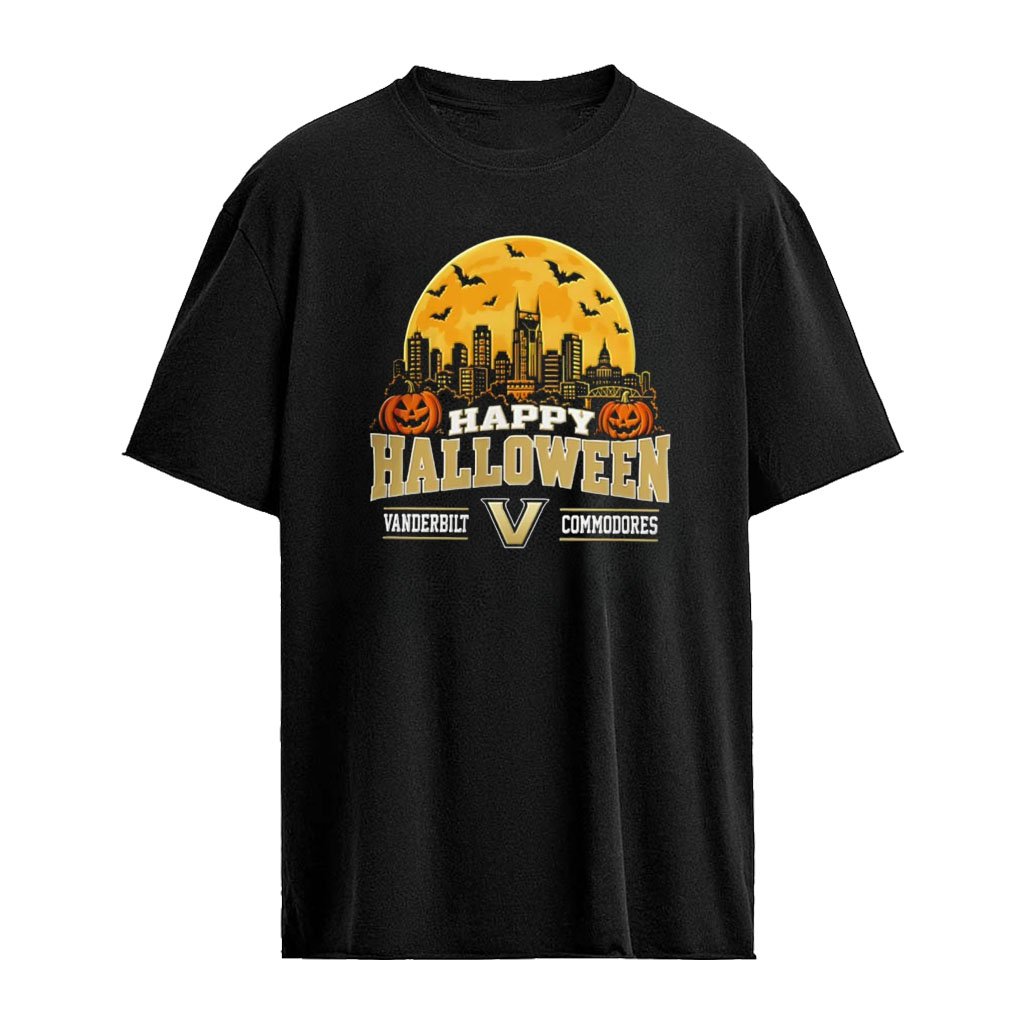 Vanderbilt Commodores Happy Halloween City Skyline 2026 shirt
