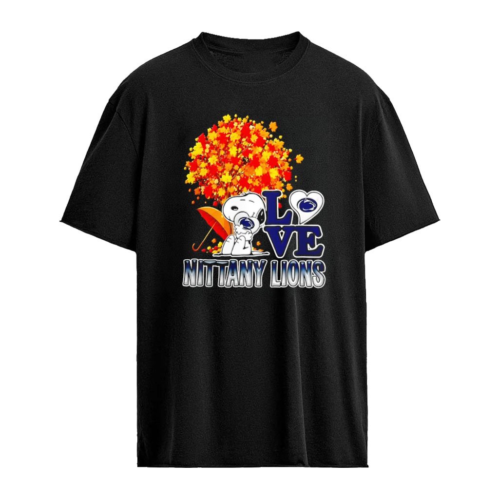Snoopy Penn State Nittany Lions NCAA Football Love Thanksgiving 2026 shirt