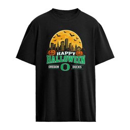 Oregon Ducks Happy Halloween City Skyline 2026 shirt