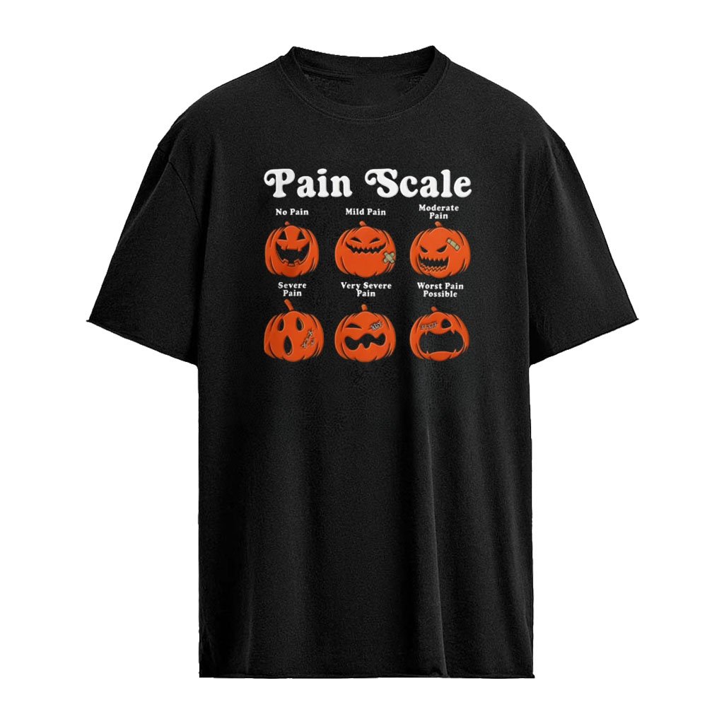 Pumpkin Pain Scale Nurse Doctor Halloween shirt