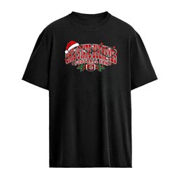Santa hat Ohio State Buckeyes baseball Fan Christmas lights shirt