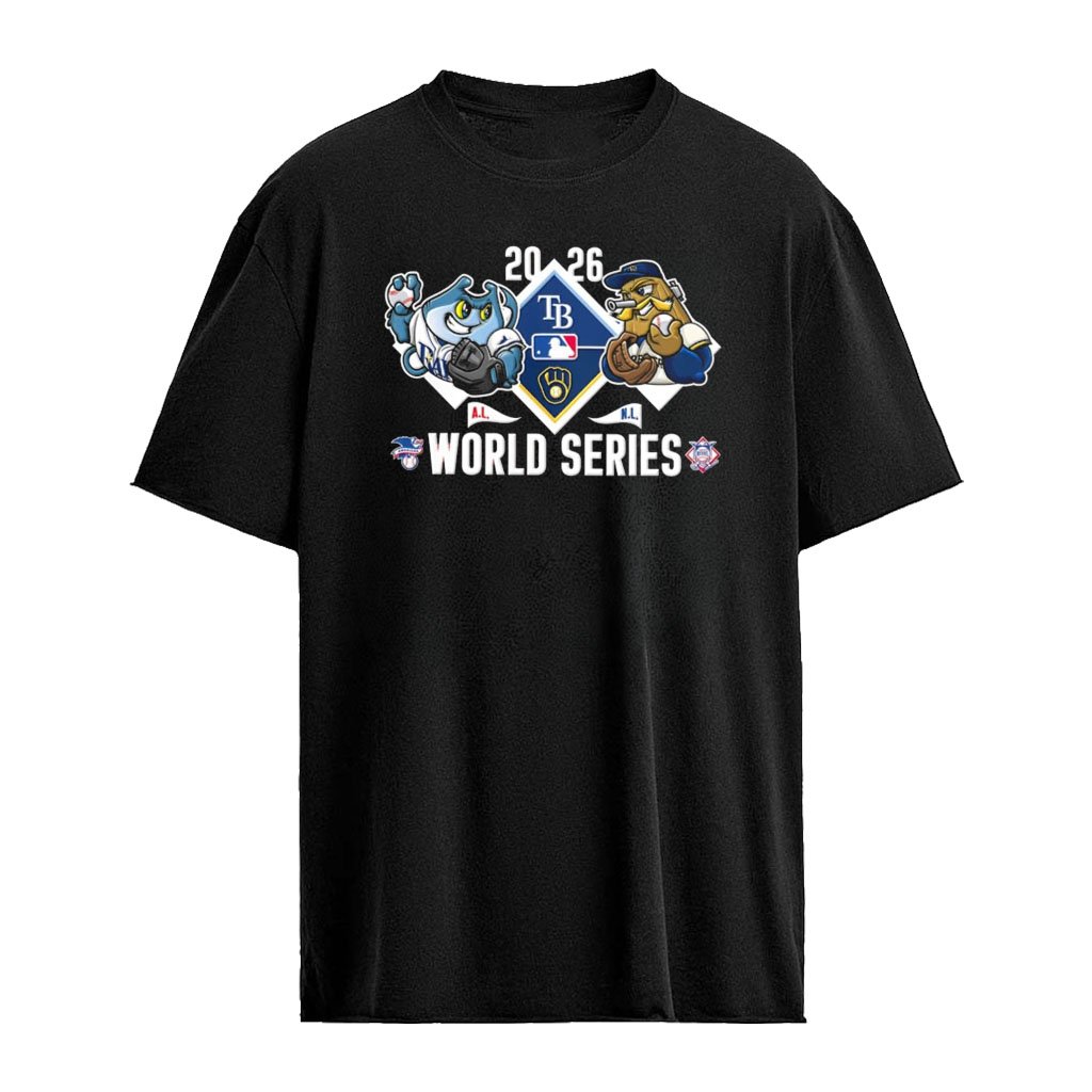 Tampa Bay Rays vs Milwaukee Brewers 2026 World Series Matchup mascot shirt