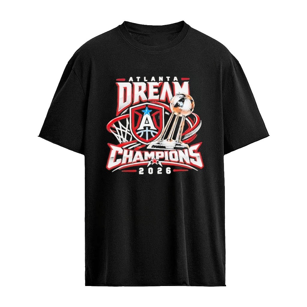Atlanta Dream 2026 WNBA Champions Trophy Graphic T-shirt