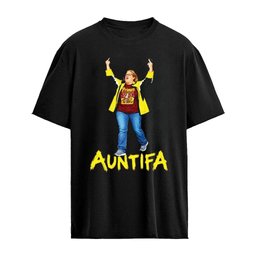 Auntifa T-Shirt – Aunt Sue Syracuse Rally Woman Middle Finger Primus No Kings Shirt