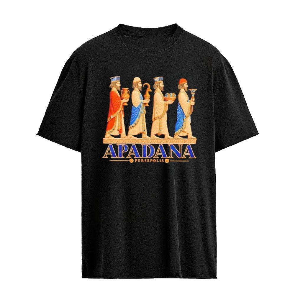 Apadana Persepolis Ancient Persian Relief Graphic T-shirt