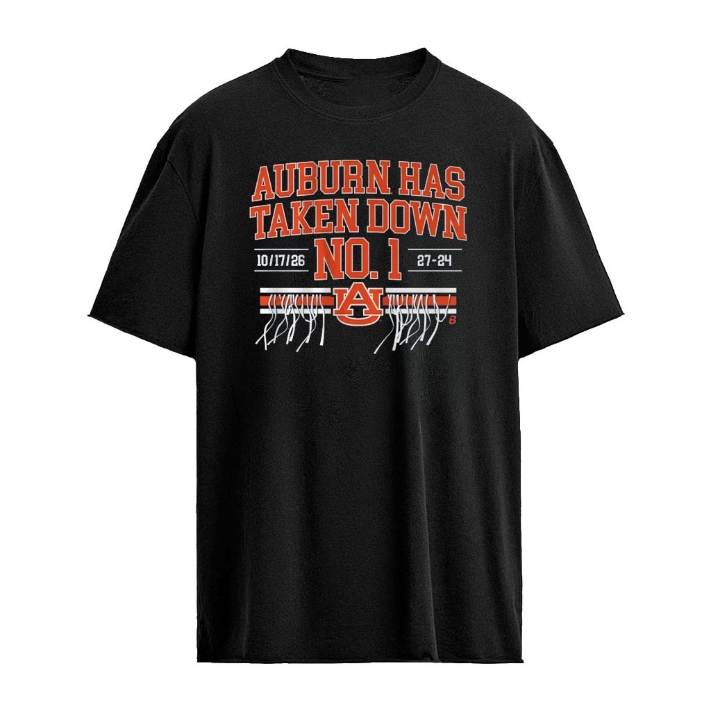 Auburn Football Down Goes No. 1 T-Shirt