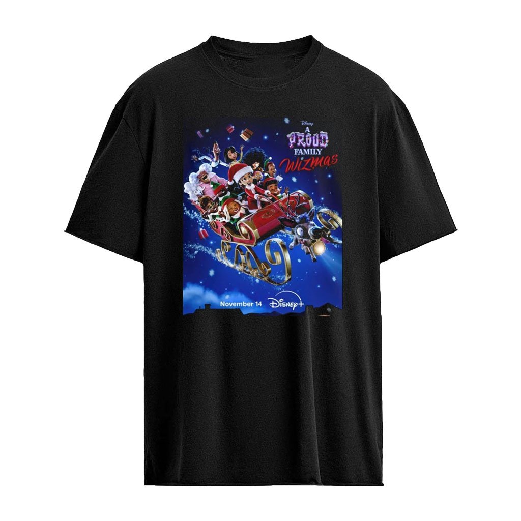 A Proud Family Wizmas 2026 New Poster Movie On Disney Plus November 14 2026 T-Shirt