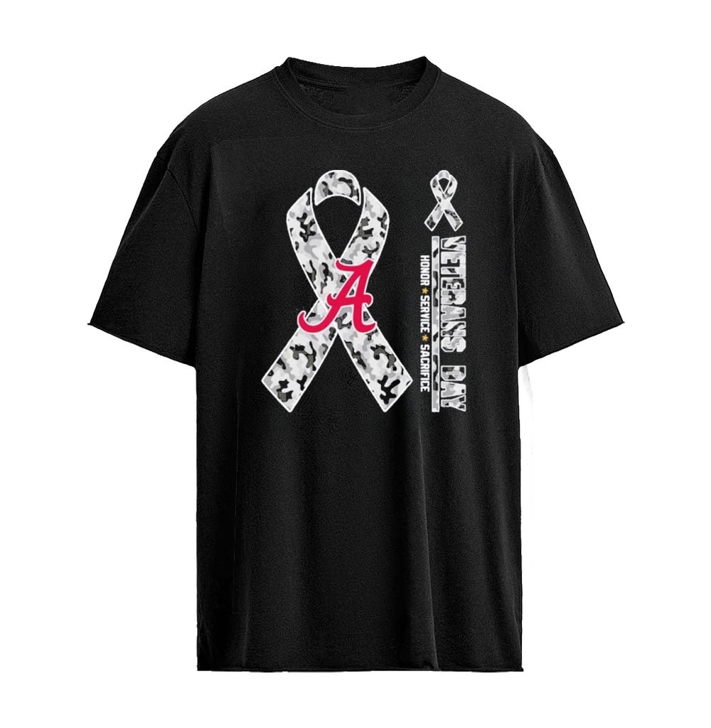 Alabama Crimson Tide x Veterans Day 2026 Honor Service Sacrifice T-shirt