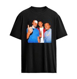 Ace Mitch And Calvin Paid In Full Middle Finger Beer And Smoking Graphic T-Shirt
