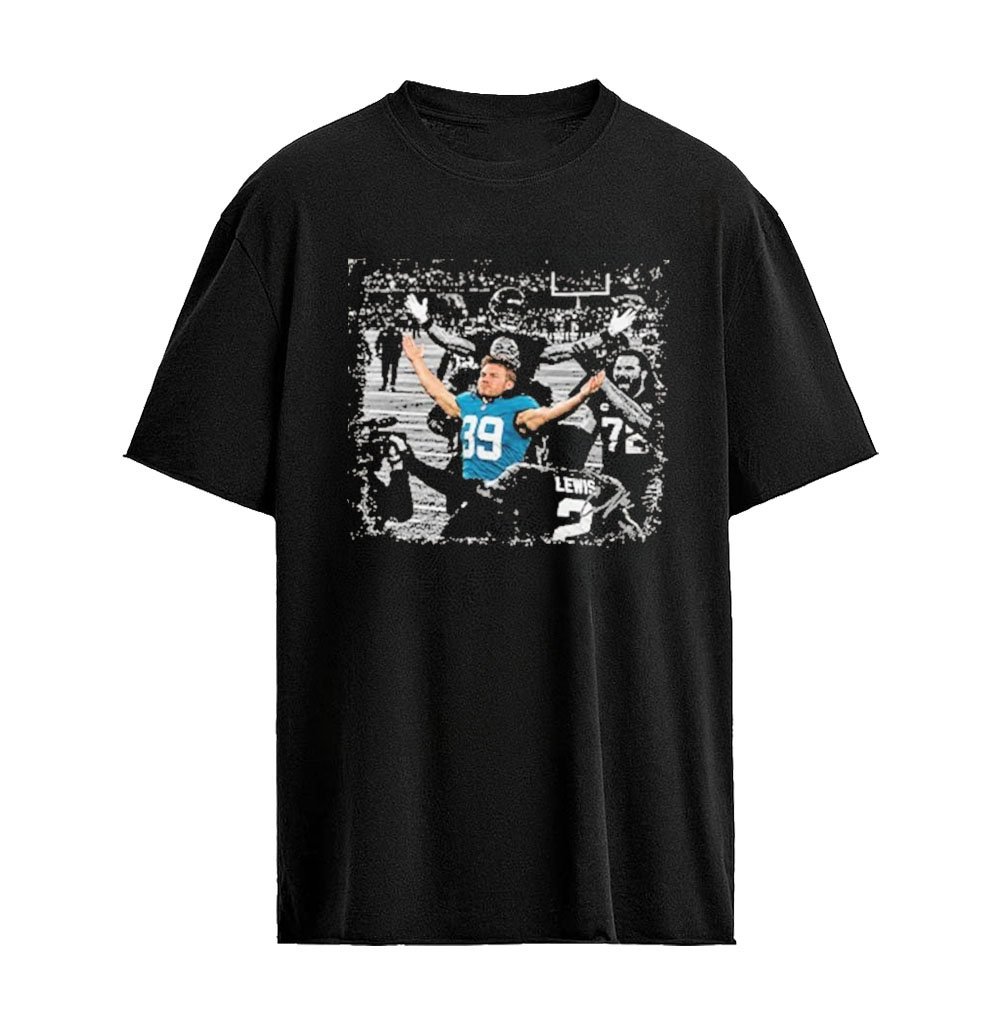 Cam Little #39 Celebration T-Shirt – Jacksonville Jaguars Kicker Football Graphic NFL Game Day Fan Ap