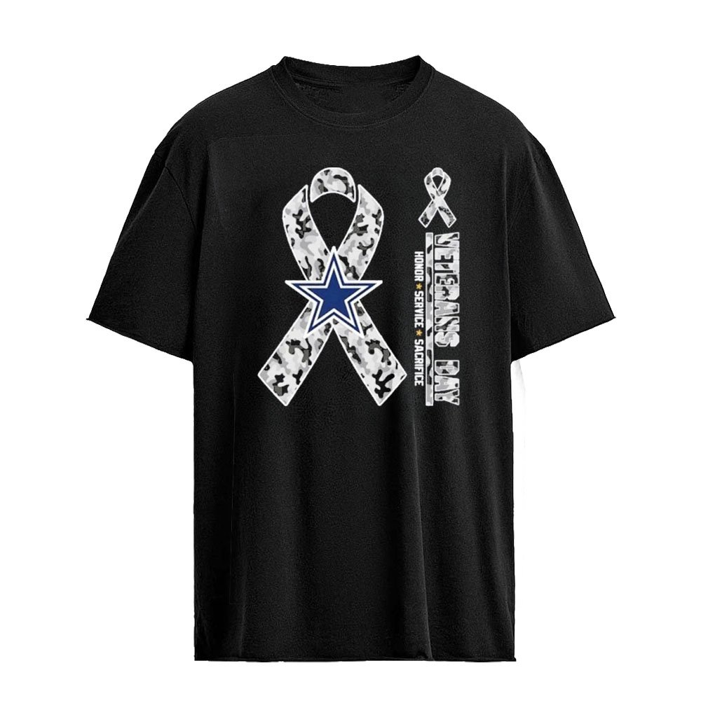 Dallas Cowboys x Veterans Day 2026 Honor Service Sacrifice T-shirt