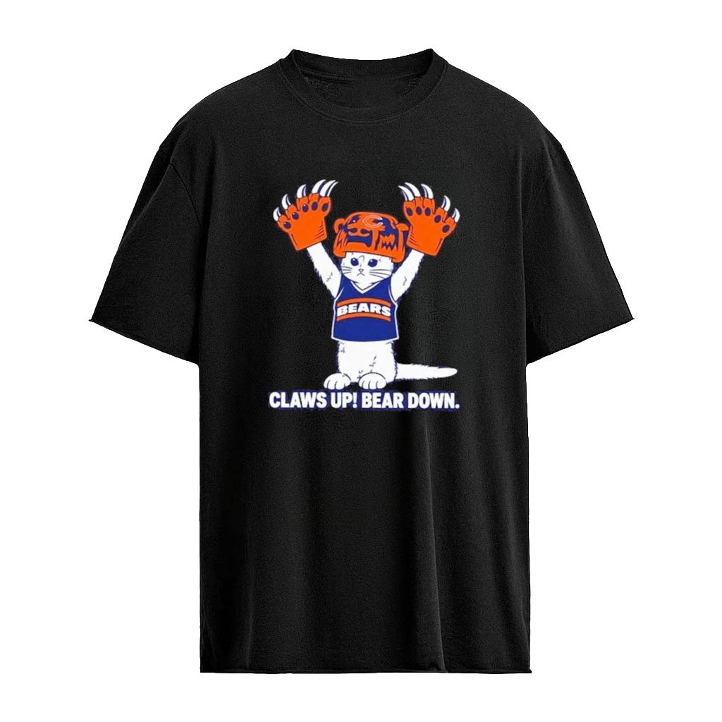 Chicago Bears-Claws up Bear Down. T-Shirt