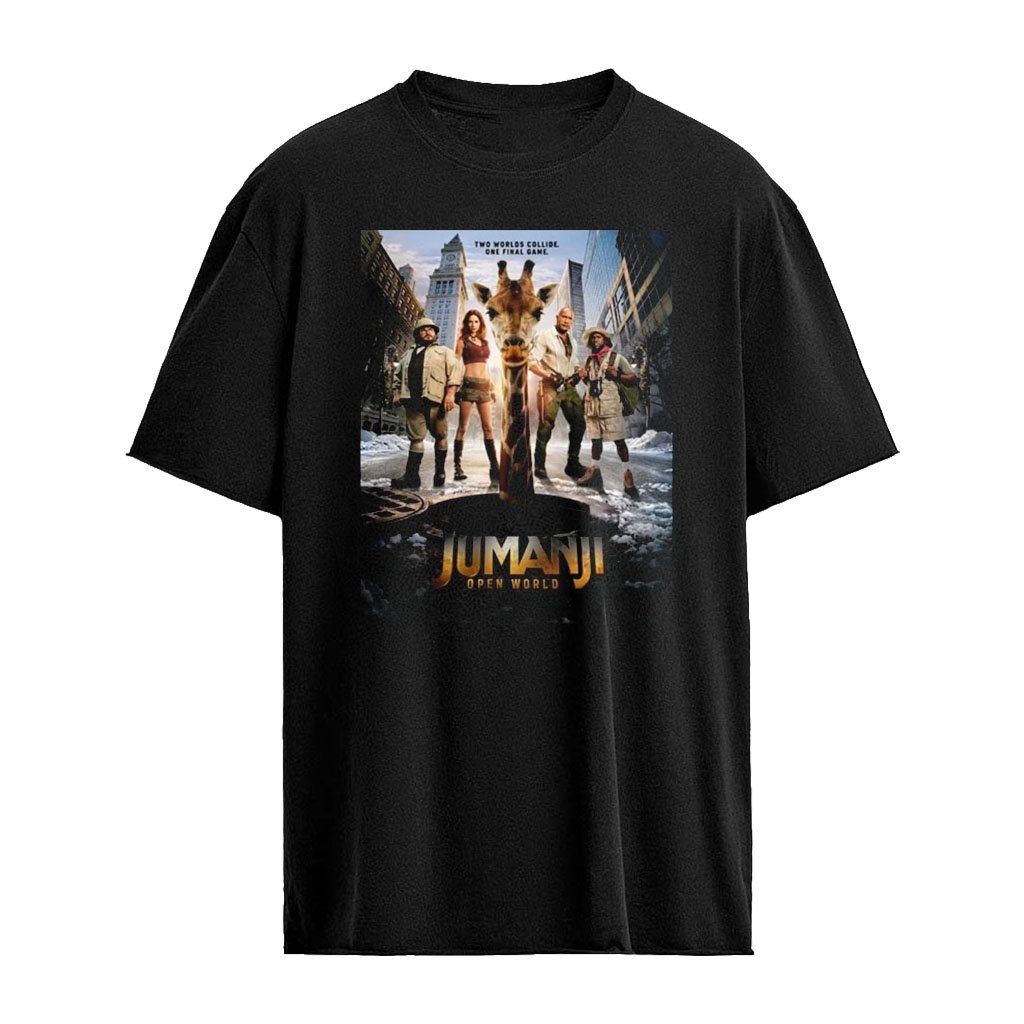 First Poster Jumanji Open World Only In Cinemas On Christmas December 25 2026 Two Worlds Collide O