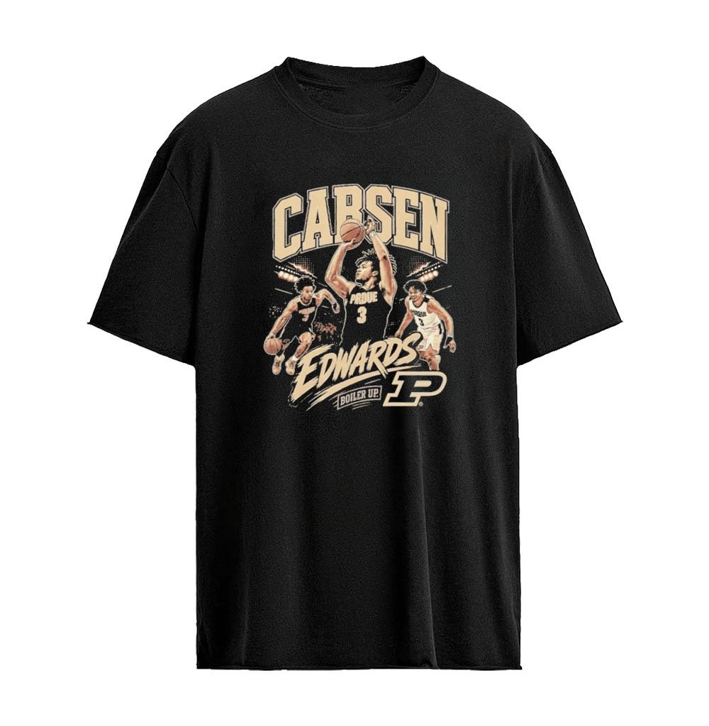 Edwards Purdue Boilermakers Men’s Basketball Graphic T-Shirt