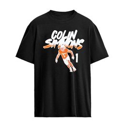 Colin Simmons Texas Longhorns Number 1 Player Graphic T-shirt