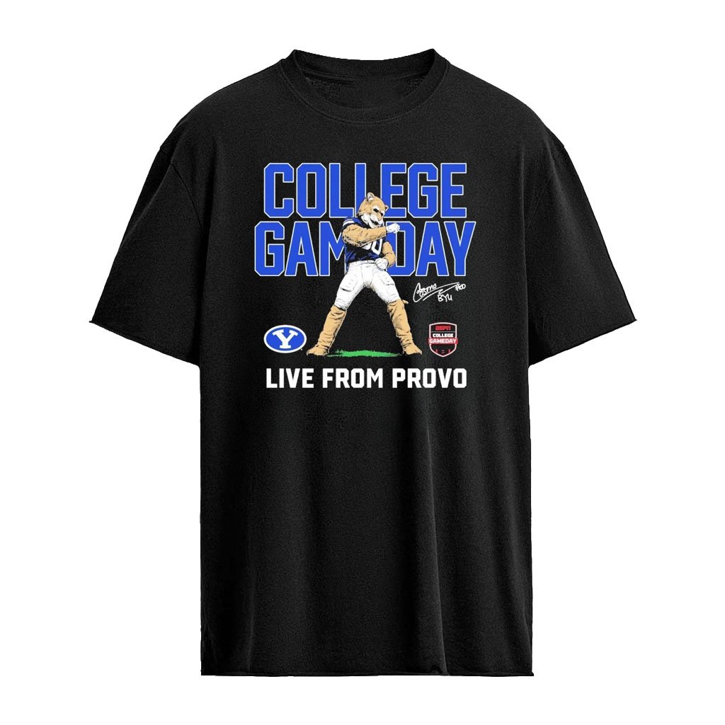 College GameDay BYU Cougars Mascot live from provo T-Shirt