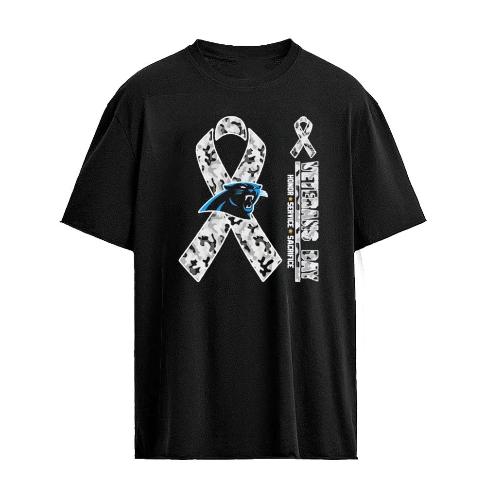 Carolina Panthers x Veterans Day 2026 Honor Service Sacrifice T-shirt