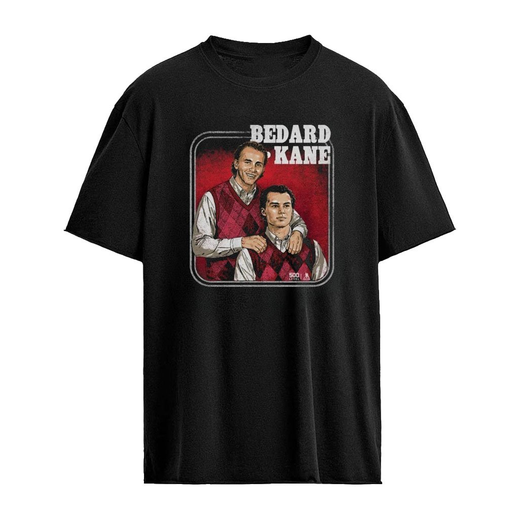 Connor Bedard & Patrick Kane Chicago Step Brothers T-Shirt