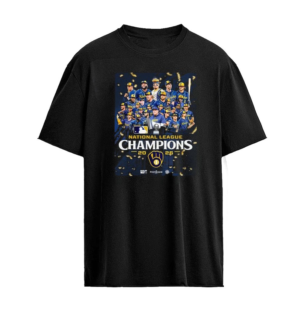 Brew Crew 2026 Champions T-Shirt – Milwaukee Baseball Pride Graphic October Postseason Fan Apparel